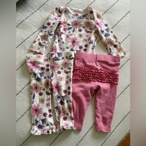 Huggies Floral Baby Outfit Set